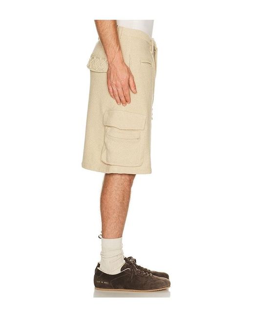 Isa Boulder Natural Gridmarch Short for men
