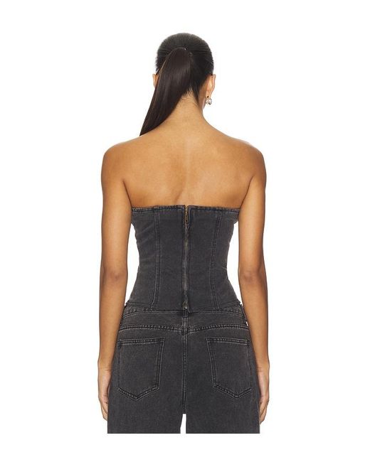 Lioness Black Sweetness Strapless Top