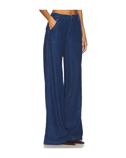 Pantalón Thalia En Color Denim-Medium Talla (También En M, S, Xl, Xs) Amanda Uprichard de color Blue