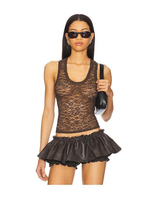AKNVAS Black X Revolve Luna Lace Tank Top