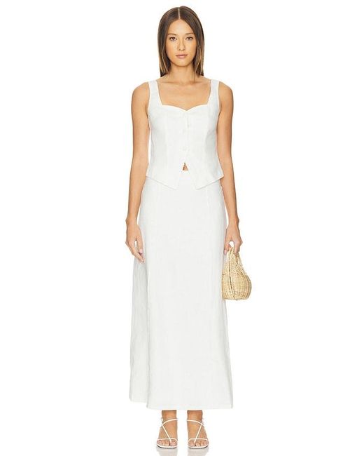 Sancia White The Charlotte Top