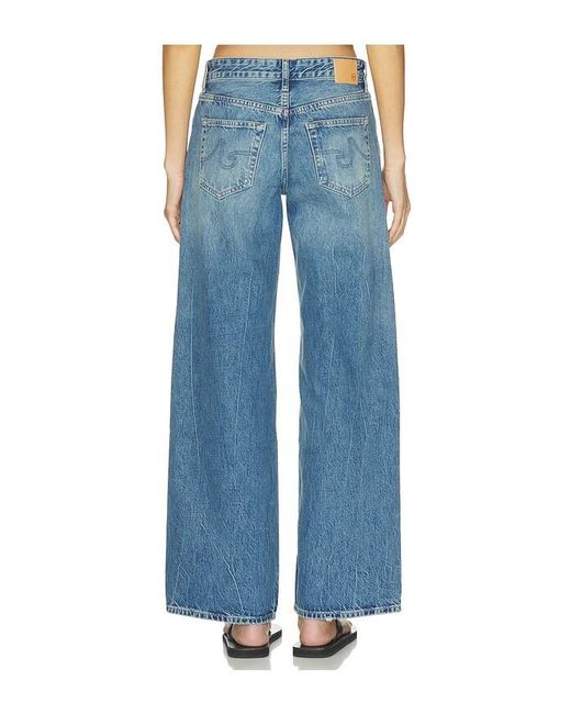 AG Jeans Blue Adria Wide Leg Jean