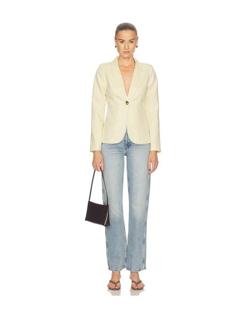 Smythe Natural Patch Pocket Duchess Blazer