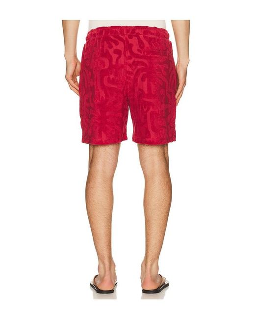 Oas Red Porto Shorts for men