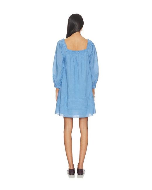 HATCH Blue The Lottie Secret Nursing Dress