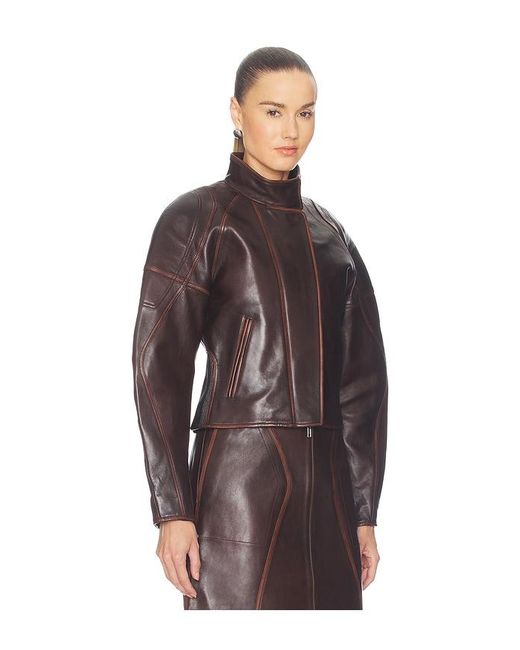 Helmut Lang Brown Leather Jacket