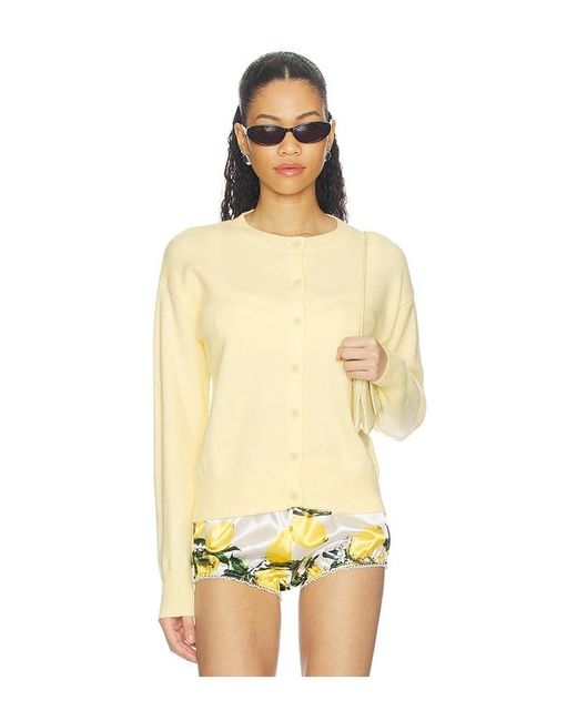 MORE TO COME Yellow Shiloh Cardigan