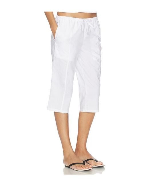 WellBeing + BeingWell White Syca Capri