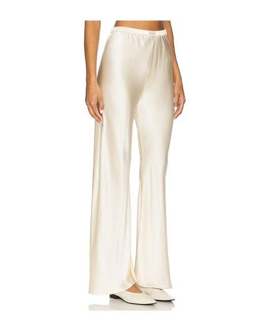 Comme Si White Bias Cut Pant