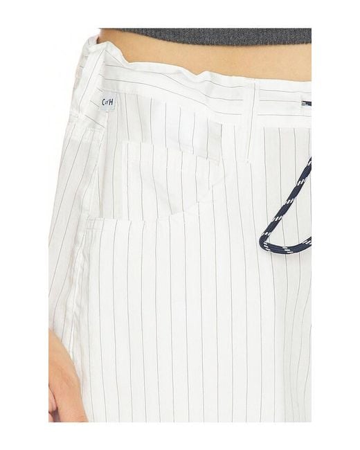 Citizens of Humanity White Brynn Drawstring Trouser