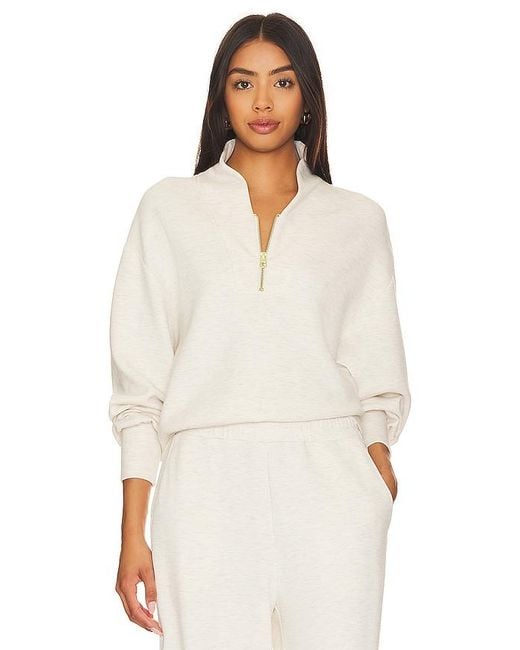 Varley White Davidson Sweatshirt