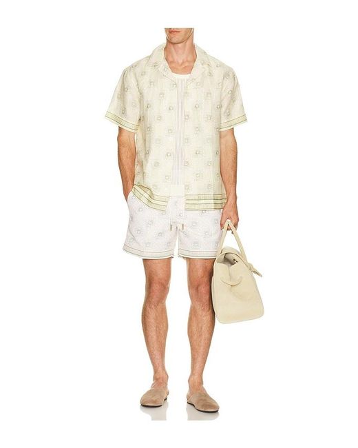 CHE White Telha Printed Shirt for men