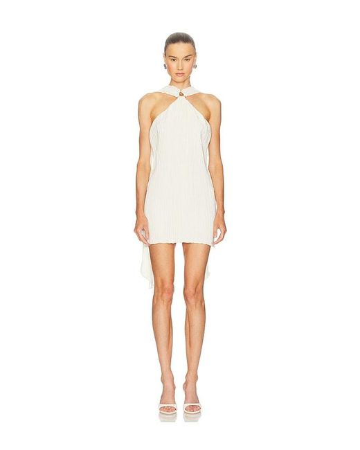 House of Harlow 1960 White X Revolve Em Mini Dress