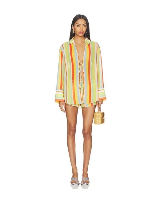 Solid & Striped Yellow The Jaclyn Tunic