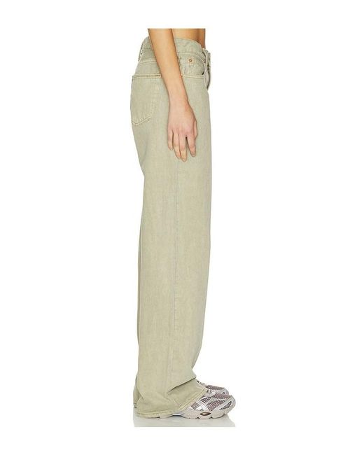 SLVRLAKE Denim Natural Mica Wide Leg Jeans
