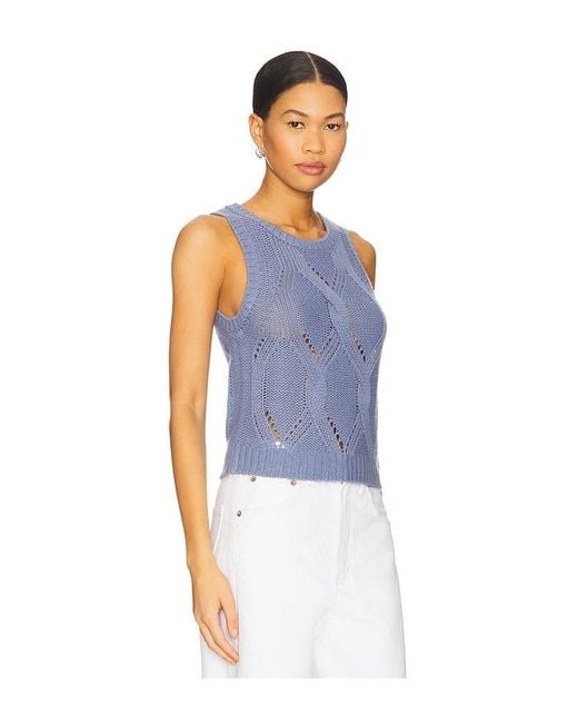 SABLYN Blue Kara Knit Tank Top