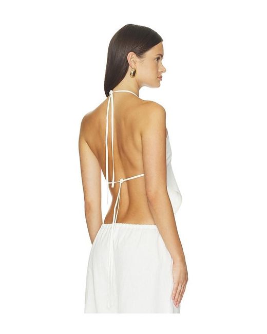 SRG White Halsey Top