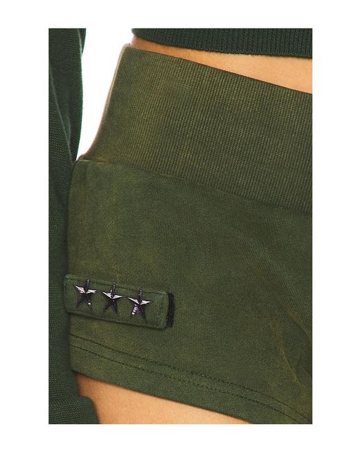 Nii HAI Green Utility Booty Shorts