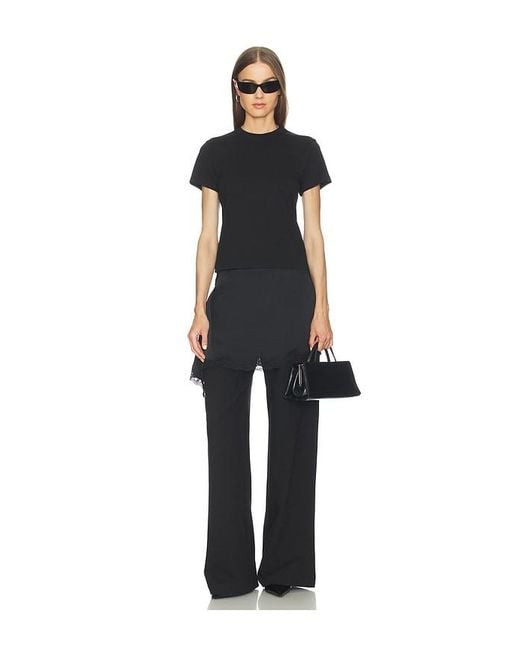 Helmut Lang Black Wardrobe Tee