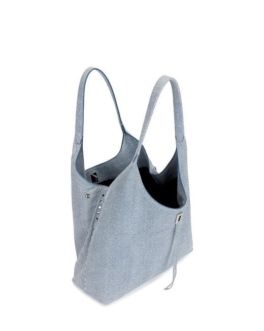 Rebecca Minkoff Blue Darren Signature Carryall Tote Bag