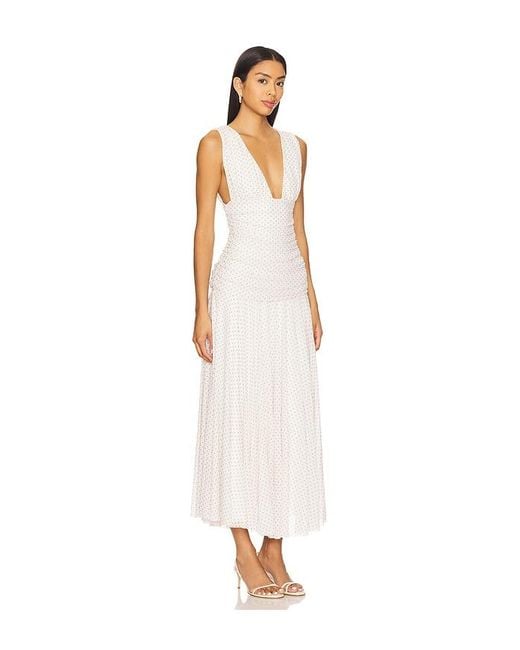 MORE TO COME White Haydee Maxi Dress