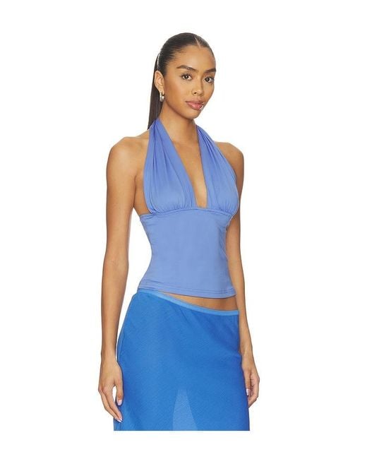 Lioness Blue Safari Halter Top