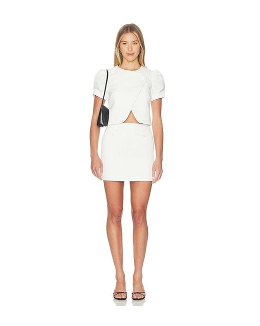 Lovers + Friends White Ruby Top