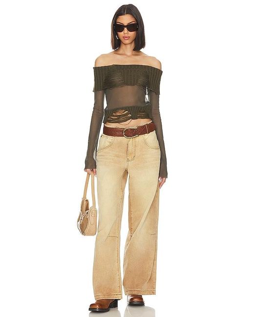 Jaded London Natural Colossus Baggy Jeans