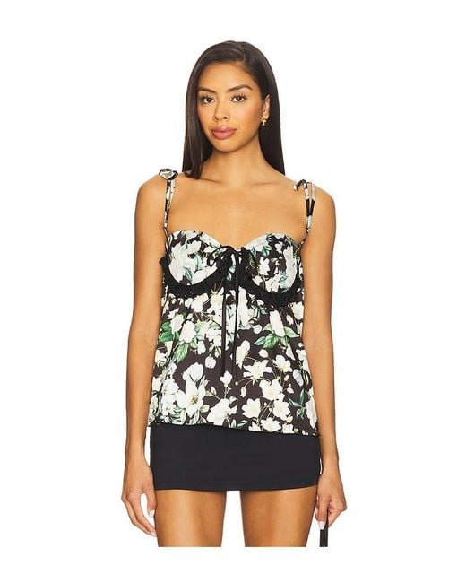 Kika Vargas Black Gretchen Top