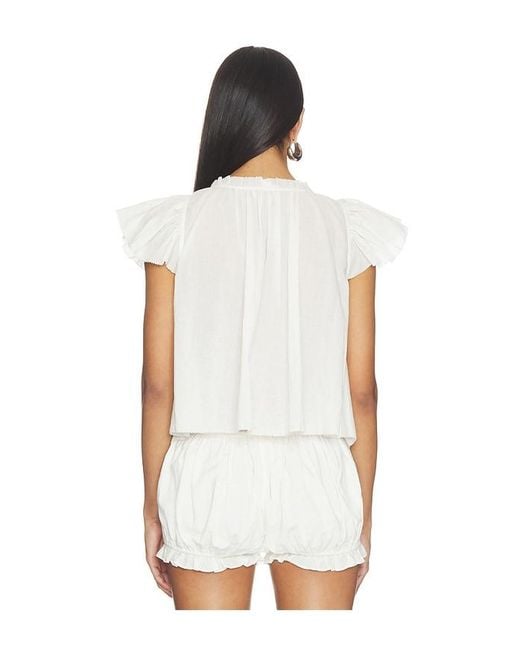 Megan Top en White For Love & Lemons