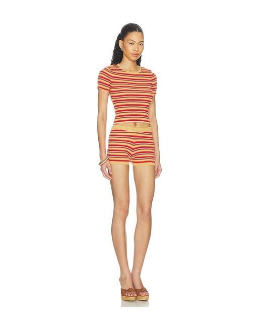 superdown Multicolor Rumera Knit Short Set