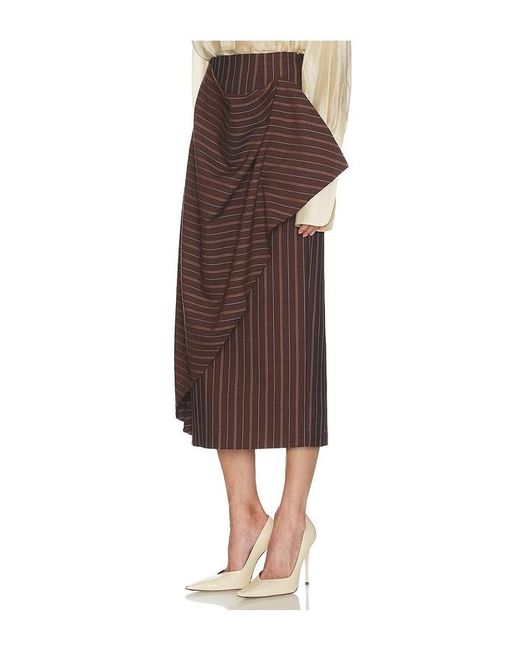 Helsa Brown Rock Stripe Twill Blanket