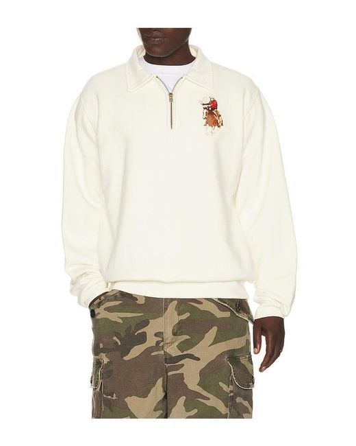 One Of These Days Natural Lasso Sport Quarter Zip for men