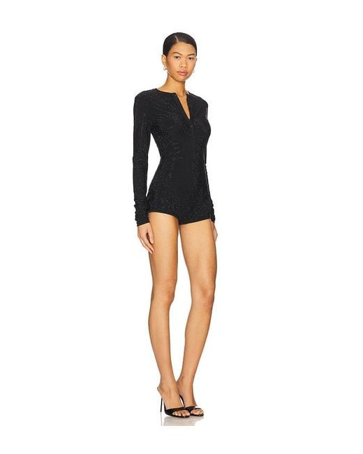 CULTNAKED Black Good Girl Romper