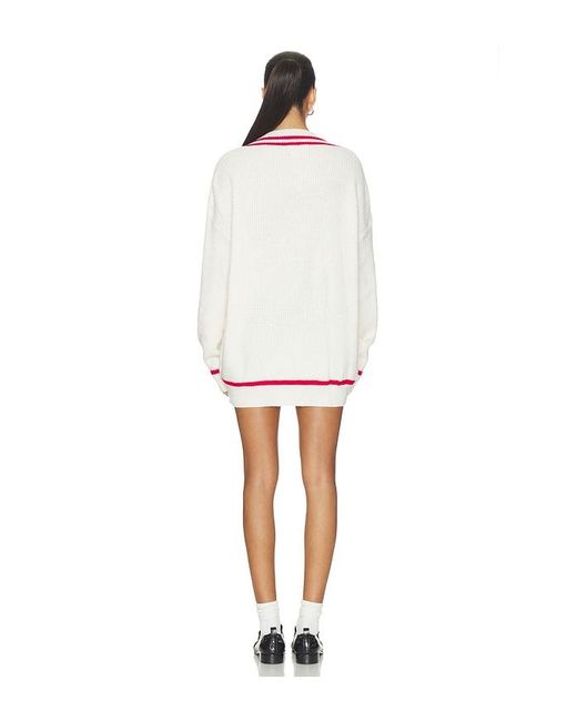 ALL THE WAYS White Varley Varsity Sweater