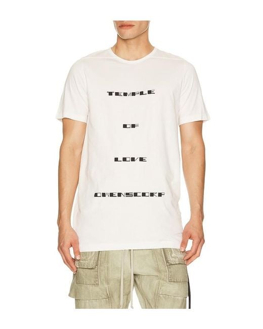 Rick Owens Natural Temple Of Love Owenscorp Graphic Level T for men