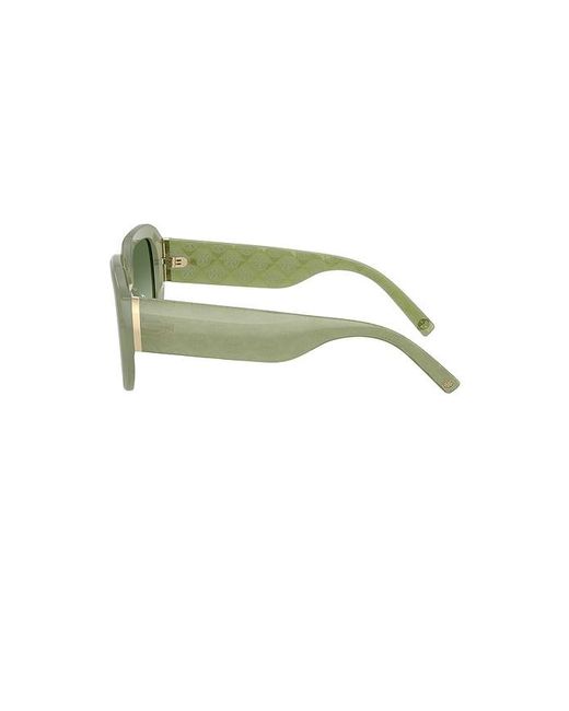 Tory Burch Green Square Sunglasses