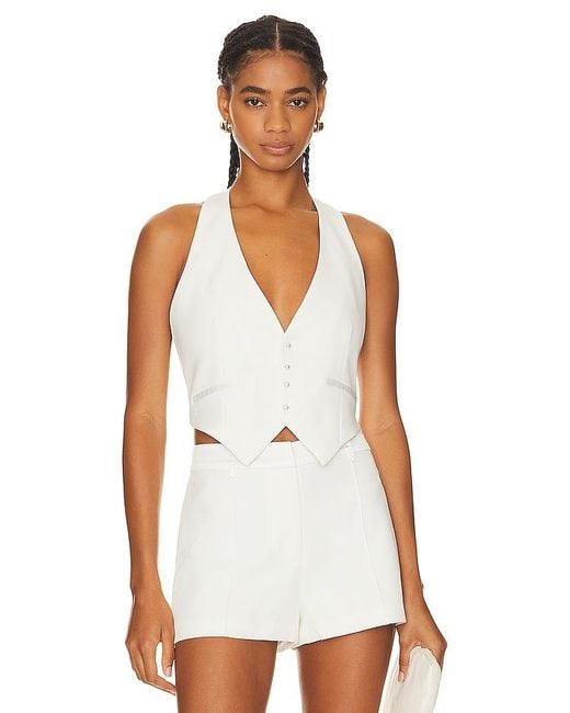 retroféte White Florence Vest