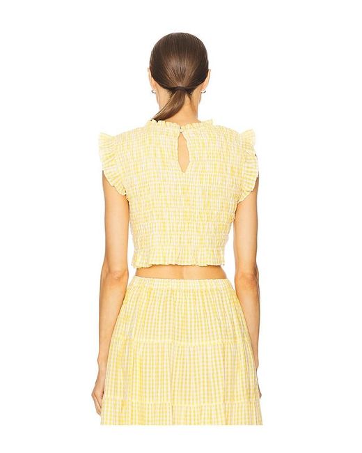 Sundress Yellow Malone Top