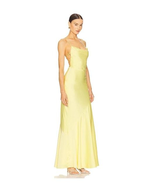 Nookie Yellow Entice Drape Gown