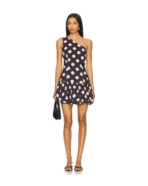 SNDY'S Black X Revolve Briella One Shoulder Mini Dress