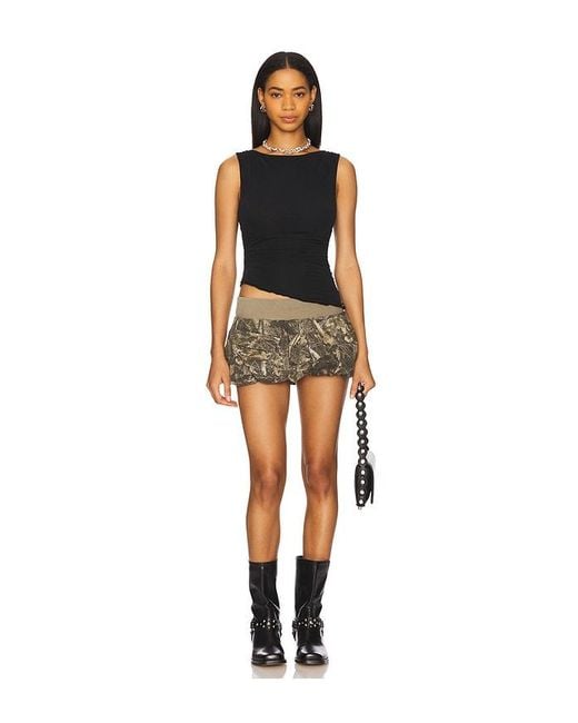 Free People Black Ash Knit Top