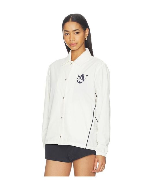 Khalhon White Garden Coach Jacket