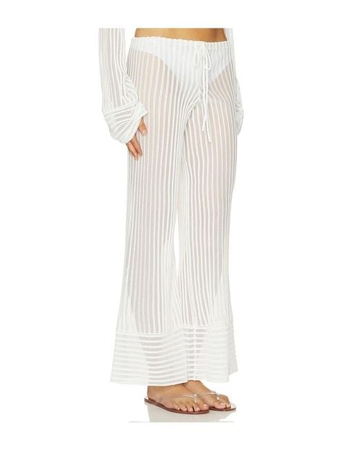 Solid & Striped White The Athena Pant