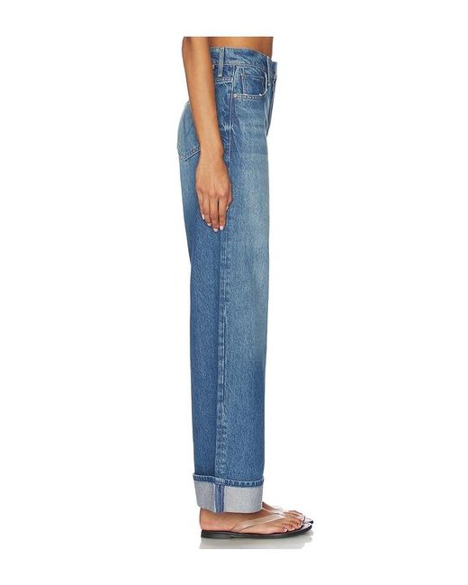 Mother Blue The Smoothie Skimp Cuff Jeans