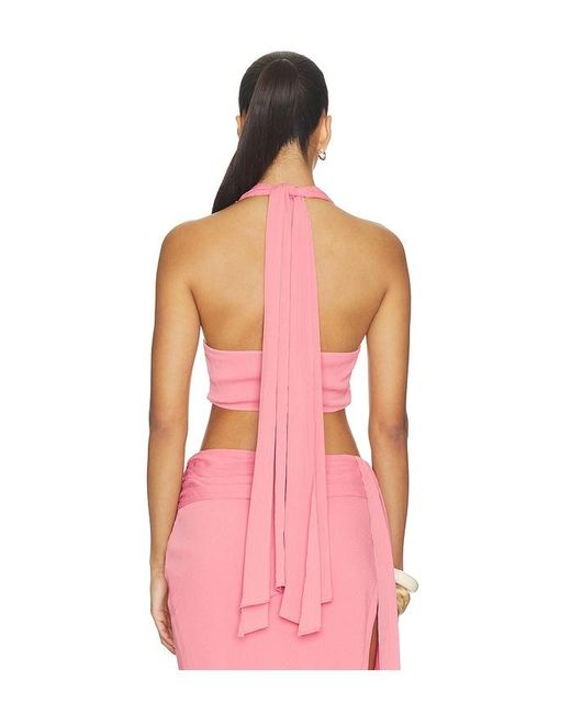 Lovers + Friends Pink Judy Top
