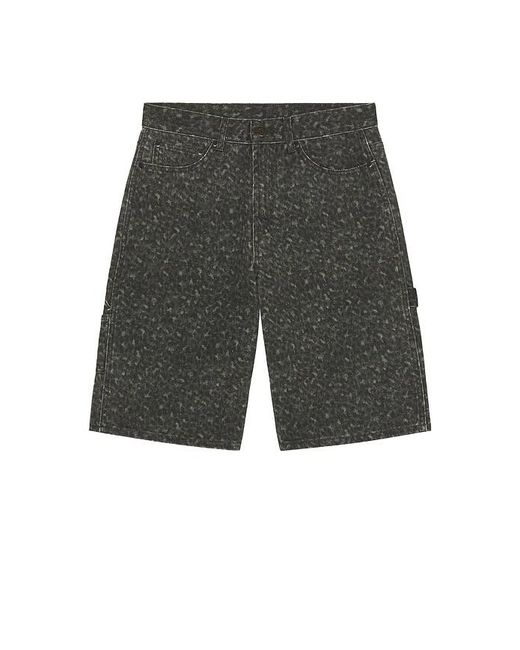 Thisisneverthat Gray Relaxed Painter Short for men