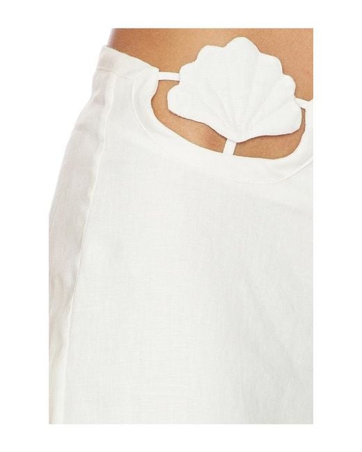 AZULU White Amelie Pant