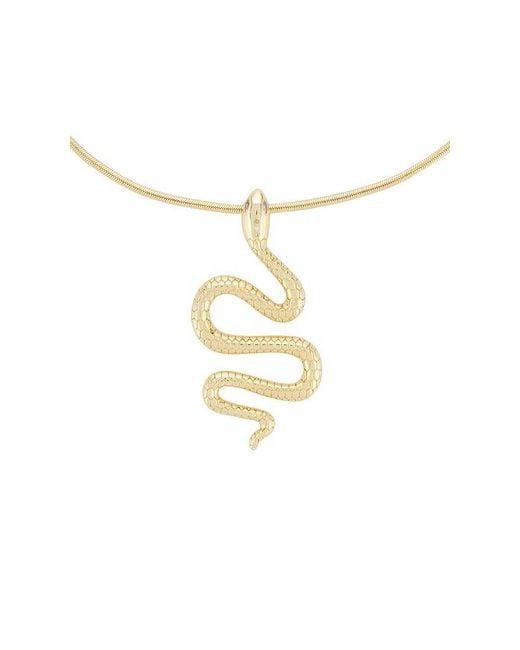 Ettika Metallic Slithering Snake Chain Choker