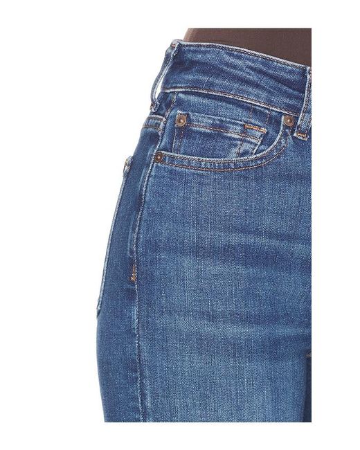 7 For All Mankind Blue The Leggy Bootcut Jeans